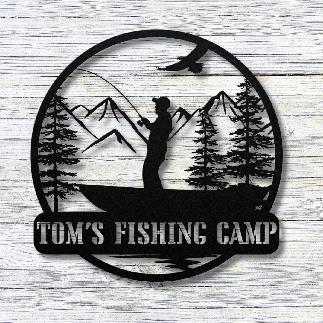 The Fishing Camp Sign