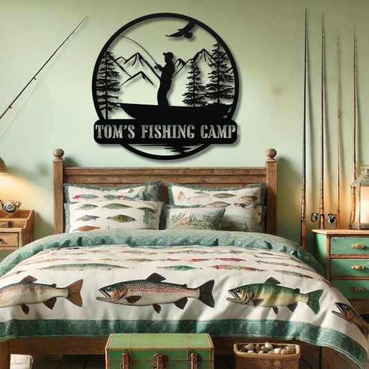 The Fishing Camp Sign